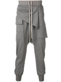 Rick Owens DRKSHDW dropped crotch trousers at Farfetch